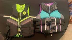 lot 7103 image: Liquid Wakeboard Life Jacket Vest with Leg Straps and Harness