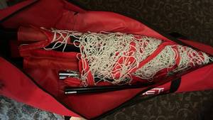 lot 70759 image: Powernet Our World Our Pair Red Bag with Volleyball Net