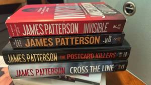 lot 70763 image: James Patterson 4 Book Lot Invisible Postcard Killers Cross The Line
