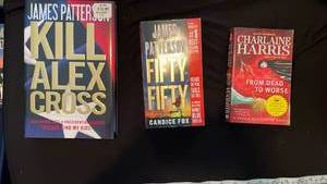 lot 71034 image: 3 Paperback Books James Patterson Charlaine Harris Lot