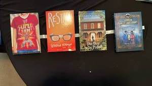 lot 71038 image: Lot of 5 Books Super Fan, Restart, Creech, Snicket, Gottsfeld