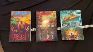 lot 71039 image: 4 Books Steve Watkins Anthony Horowitz Ghosts of War Groosham Grange