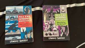 lot 71041 image: Lemony Snicket All the Wrong Questions 2-Book Set