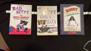 lot 71042 image: Bad Kitty Book Series by Nick Bruel 4-Book Lot