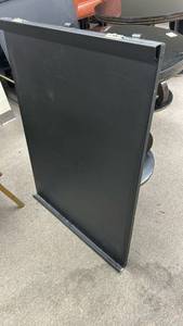 lot 70826 image: Black Portable Presentation Easel Display Board Stand