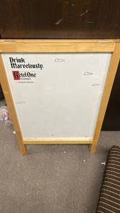 lot 70834 image: Ketel One Vodka Drink Marvelously Promotional Easel Sign