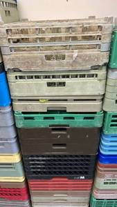 lot 70839 image: Commercial Dishwasher Rack Lot Multiple Units