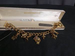 lot 7141 image: Investments II Charm Bracelet with Multiple Charms