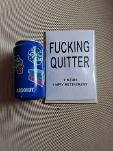 lot 21 image: Absolut Ahus Sweden Limited Edition Vodka Can with Retirement Card Set