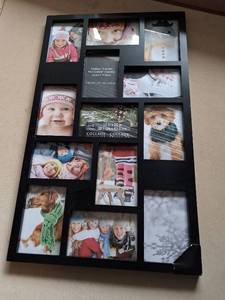 lot 32 image: Studio Decor Collage Picture Frame 13-Photo Display 15 x 25 in