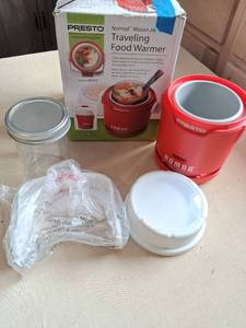 lot 34 image: Presto Nomad Mason Jar Traveling Food Warmer 06015