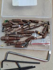 lot 47 image: Socket Set and Screwdriver Bit Set with Hand Tools and Hex Keys Lot