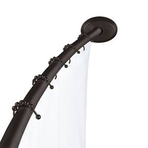 lot 98 image: Sonoma Goods For Life� Aluminum Dual Curved Shower Rod, Bronze