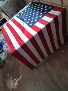 lot 121 image: American Flag with Pole