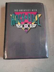 lot 144 image: 100 Greatest Hits Rock N Roll Cassette Collection 8-Tape Set