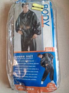 lot 147 image: Body Activated Two-piece Sauna Suit Unisex Plus Size Up To 50 Waist