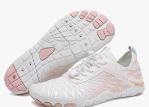 lot 18370 image: Aqua Shoes For Women Men Barefoot Water Shoes Anti-Slip Quick-Drying Outdoor Beach Upstream Wading Swimming Shoe Sneakers Unisex Size 38 - Retail $0