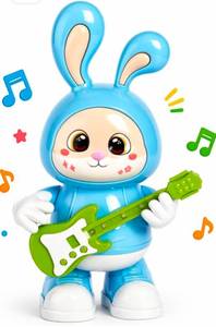 lot 175 image: Rabbit Guitarist Musical Dancing Bunny Toy with Lights and Music
