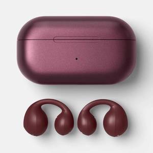 lot 188 image: Heyday Open-Ear Jewelry Earbuds - Dark Cherry, True Wireless USB-C