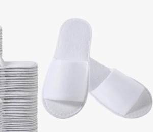 lot 190 image: 5 Pack Coume Open Toe Slippers, Spa, Wellness