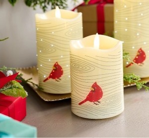 lot 192 image: 2 Pack Temp- tations Fiberoptic Flameless Candles