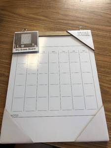 lot 244 image: Burnes of Boston dry erase board 11 x 15.2