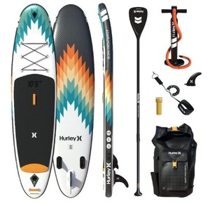 lot 1810 image: Hurley 106 Advantage Outsider Inflatable Paddle... $749.00