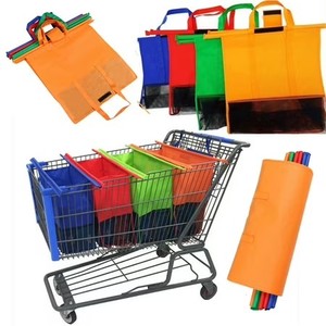 lot 1829 image: XYRSRUW Trolley Bag Nonwoven Organizer, Foldable 4-in-1 Tote