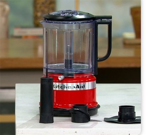 lot 1836 image: KitchenAid 5-Cup One-Touch 2-Speed Food Chopper with Whisking Blade