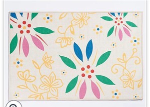 lot 1839 image: GREY Temp-tations 2x3 Washable Nonslip Kitchen Mat
