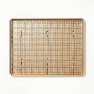 lot 1867 image: 2pc Nonstick Baking Sheet & Cooling Rack Set - Figmint, Oven Safe