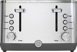 lot 1876 image: General Electric 4-Slice Toaster Stainless Steel Removable Tray