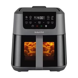 lot 1879 image: $100 Instant Pot 5.3qt Air Fryer with Odor Erase  Clearcook