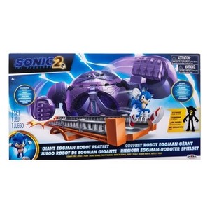 lot 1979 image: Sonic 2 Movie Giant Eggman Robot Playset with 2.5 Action Figure