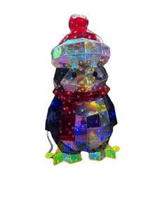 lot 1992 image: PENGUIN Kringle Express Holographic IndoorOutdoor Figure with Remote