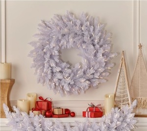 lot 1996 image: 26 White Color Flip Wreath, see note.
