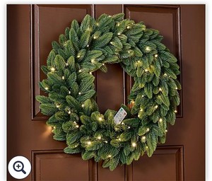lot 2027 image: Bethlehem Lights Grand Radiance 26 Wreath with 3-in-1 LEDs