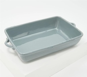 lot 2087 image: Temp-tations Woodland 13x9 Baker with Storage Lid, Dark Gray