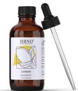lot 18533 image: HBNO Lemon Essential Oil 4 fl oz, 2 Pack