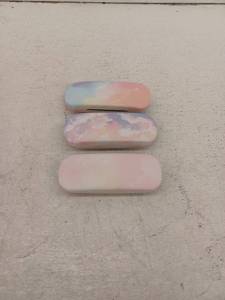 lot 18544 image: Eyeglass Cases Assorted Pastel Colors, Lot of 3