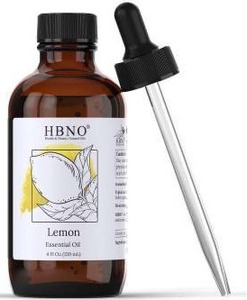 lot 18578 image: HBNO Lemon Essential Oil 4 fl oz, 2 Pack