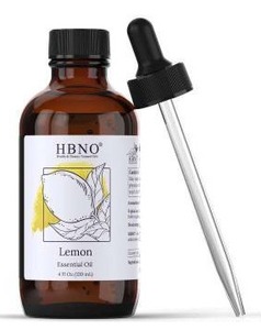 lot 18579 image: HBNO Lemon Essential Oil 4 fl oz, 2 Pack