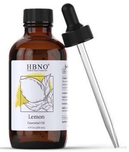 lot 18580 image: HBNO Lemon Essential Oil 4 fl oz, 2 Pack