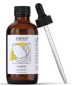 lot 18582 image: HBNO Lemon Essential Oil 4 fl oz, 2 Pack