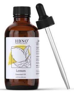 lot 18584 image: HBNO Lemon Essential Oil 4 fl oz, 2 Pack