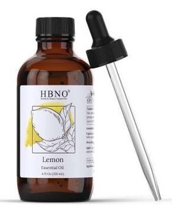 lot 18585 image: HBNO Lemon Essential Oil 4 fl oz, 2 Pack