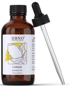 lot 18590 image: HBNO Lemon Essential Oil 4 fl oz, 2 Pack