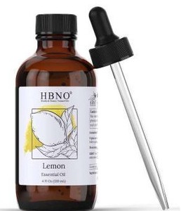 lot 18591 image: HBNO Lemon Essential Oil 4 fl oz, 2 Pack