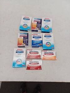 lot 18594 image: Miscellaneous Mucinex Lot, 10 Packs