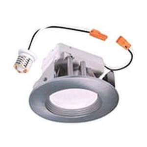 lot 18625 image: Halo LED Recessed Ceiling Retrofit Kit 4in, 550 Lumen RL460SN830PK